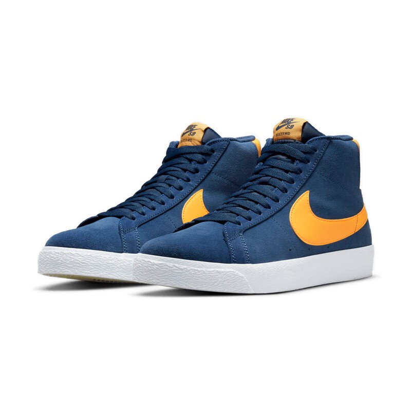 nike耐克 blazer sb mid 黑白 运动休闲中帮 滑板鞋 男鞋 864349-002