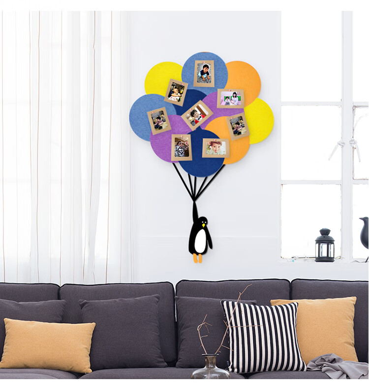 德梵蒂 托管班幼儿园环创大树造型小树自粘许愿树装饰墙贴毛毡板照片