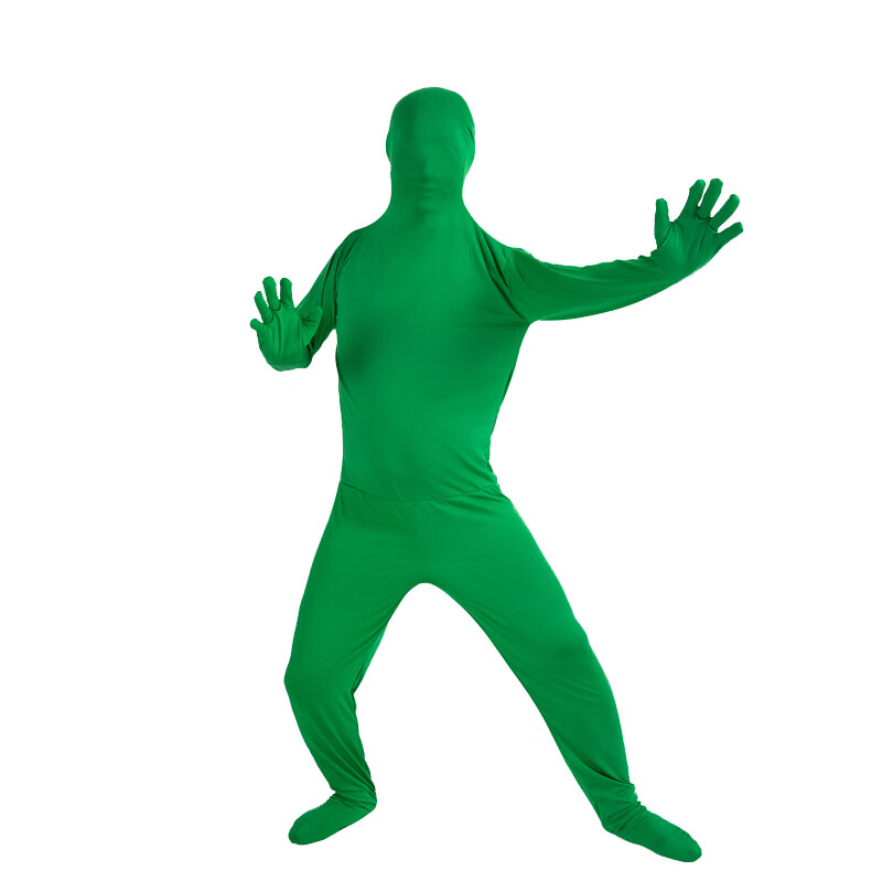 hoyvlae视频后期绿衣服绿衣人背景布抠像布电影拍摄隐