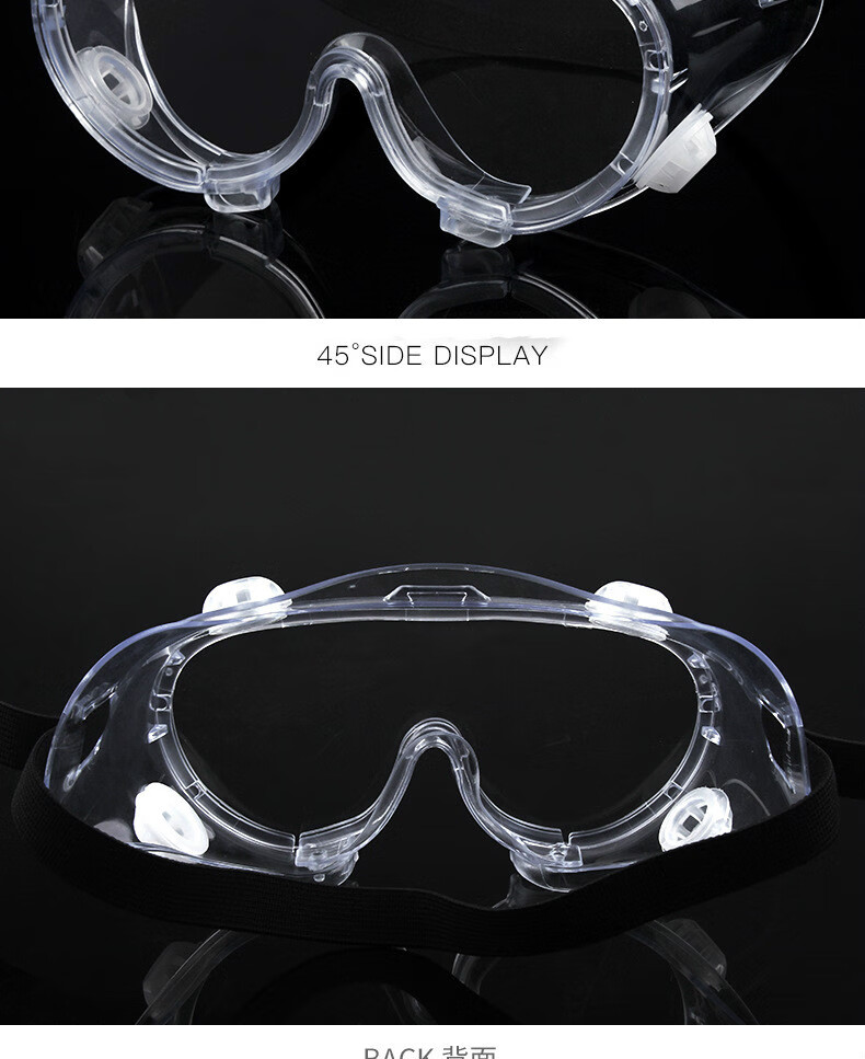 护目镜医护医疗防飞沫防飞溅病毒隔离眼罩全封闭防护眼镜医用护目镜1