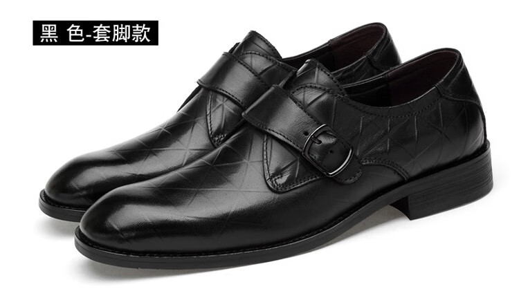 美国苹果apple两截头正装真皮皮鞋男德比鞋青年商务休闲鞋男士春秋