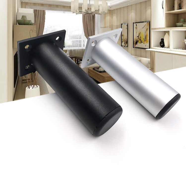 可定制铝合金橱柜腿沙发脚电视柜脚床头柜浴室柜腿加厚家具脚可调p