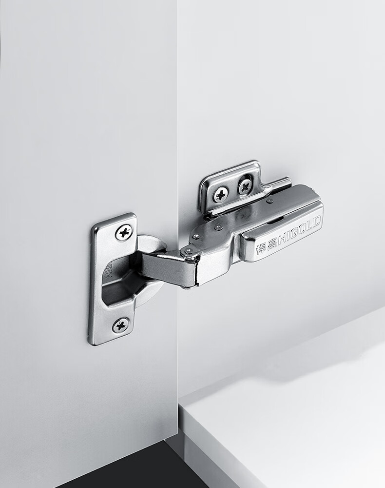 higold悍高 悍玛二段力铰链橱柜衣柜门合页阻尼液压缓冲门铰链 【固定