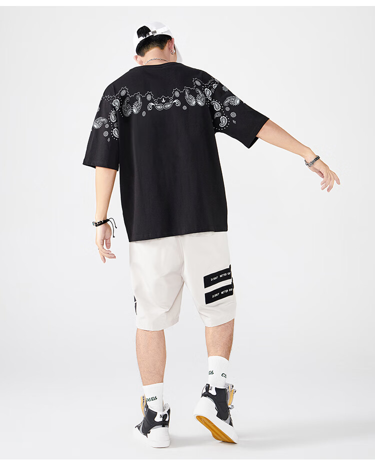 天龙致尊denonsupreme短袖t恤男女潮牌2021夏季oversize宽松大码复古