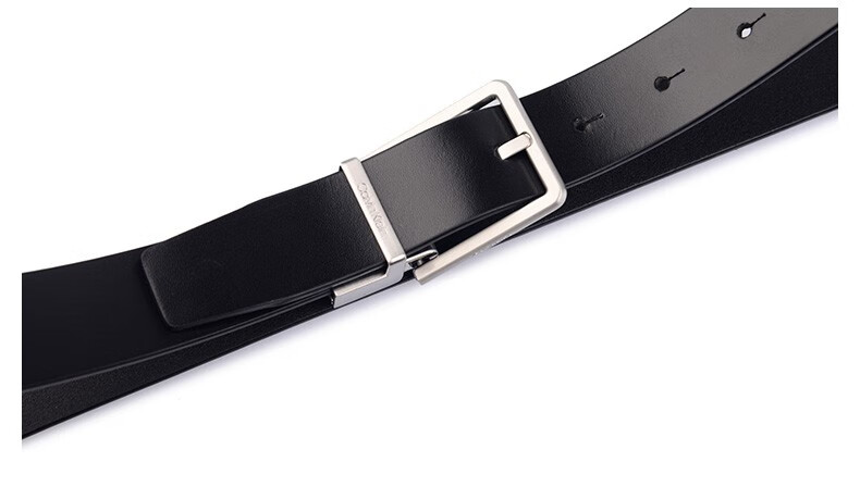 凯文克莱凯文克莱calvinkleinck皮带男士休闲时尚针扣腰带黑色100