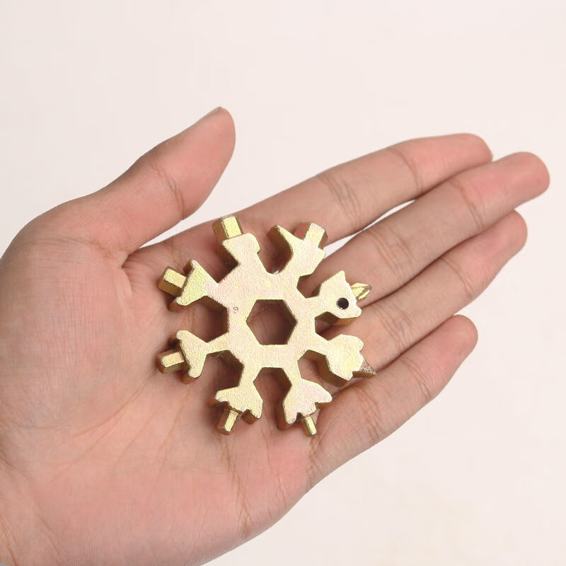 定制雪花扳手内六角八角扳手套装多功能edc雪花扳手户外随身工具