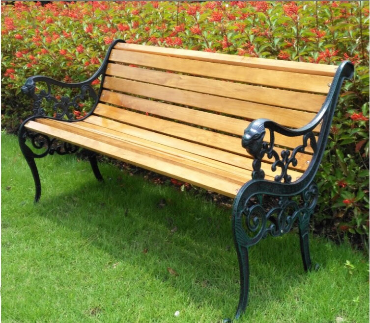 小区花园长椅 公园椅户外长椅花园庭院铁艺长条凳室外广场园林小区