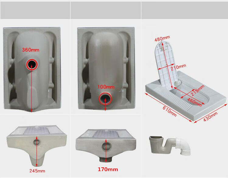 九牧王智能全自动感应水箱带盖板翻盖式蹲便器蹲坑式家用厕所陶瓷定制