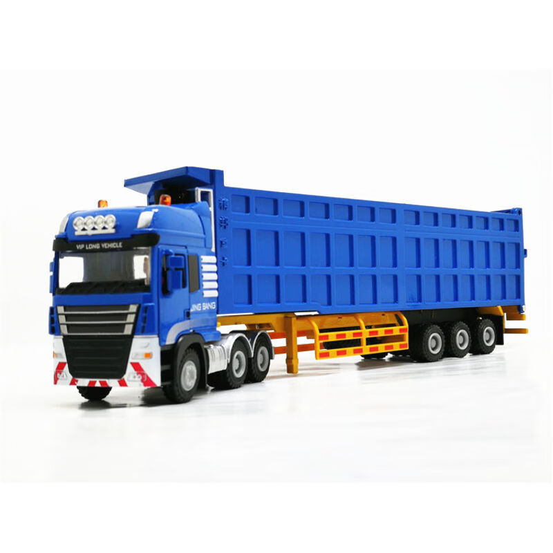 【618活动】生日礼物玩具合金大卡车模型半挂式重型运输车重卡自卸翻