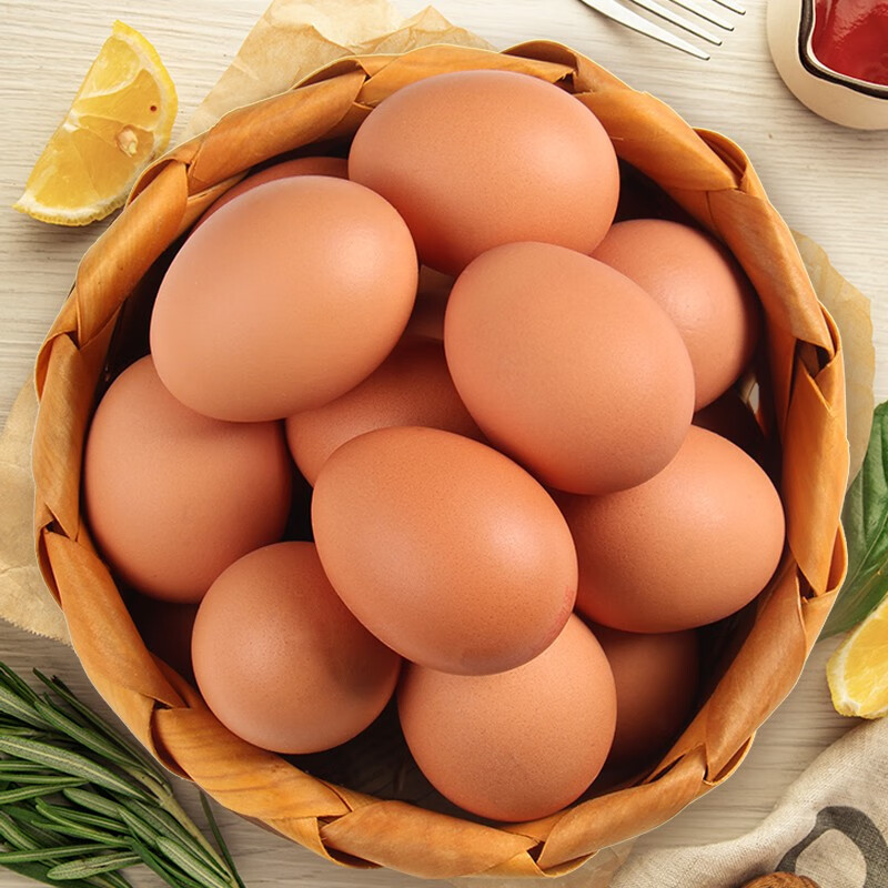 【官方补贴】富润世 农家散养鸡蛋 10枚