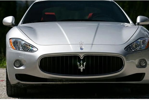 吉博力 莱凡特引擎盖前杠立体改装车标 玛莎拉蒂专用引擎盖立标【图片