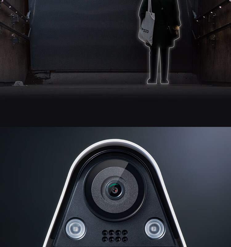 tplink监控摄像头手机远程app高清400万poe供电筒型智能人形警戒室外