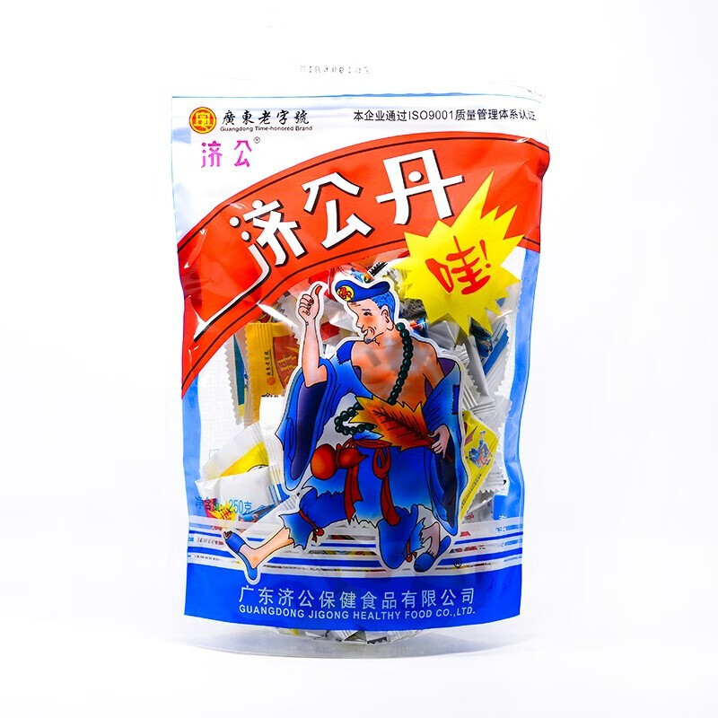 道济开胃丹仙芦牌济公250g袋开胃丹开胃小零食1包