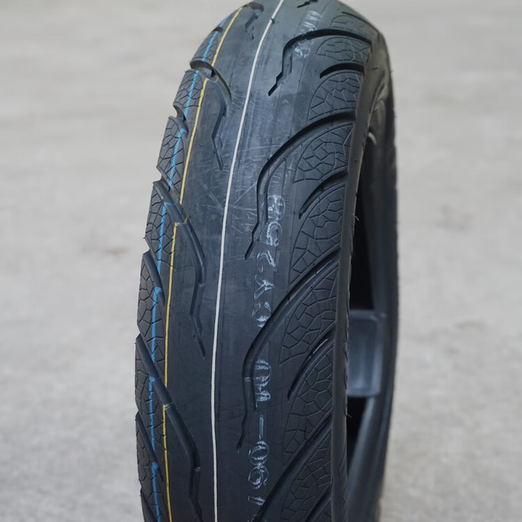 诚远防刺钢丝胎耐磨90/90-10真空胎90/90-12电动车踏板摩托车轮胎