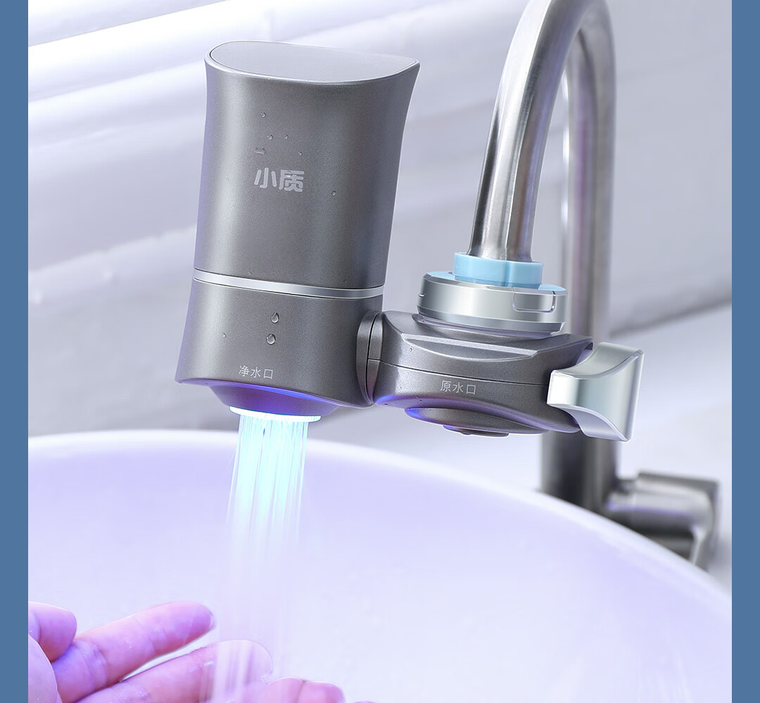 厨房水龙头过滤器自来水前置滤水器净化通用水力发电除菌水龙头净水器