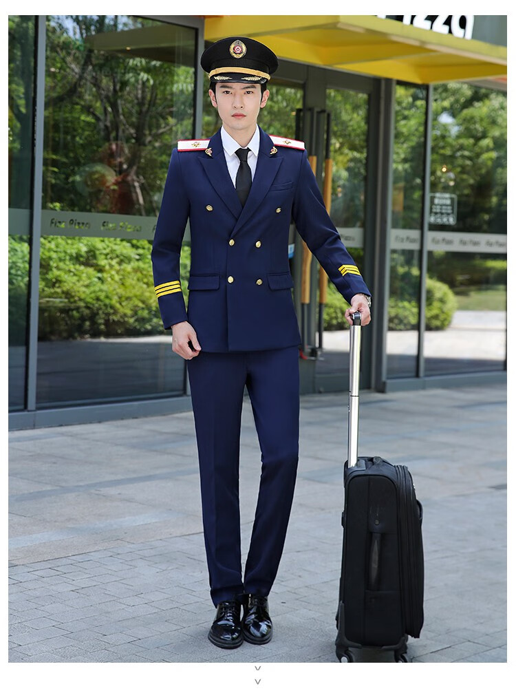 东航空姐职业装空乘艺考服装女乘务员东航空姐制服工作服连衣裙酒店