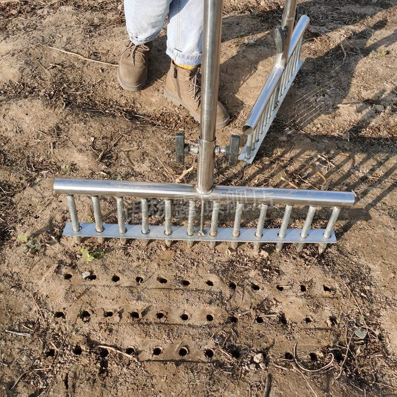 【闪电发货】移苗玉米器 栽葱神器葱栽子大葱叉子自动打孔工具洋葱