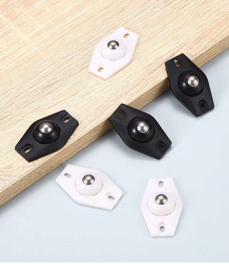 定制万向轮子可移动桌子腿凳子置物箱底沙发腿粘贴式脚垫桌脚滑轮 4只