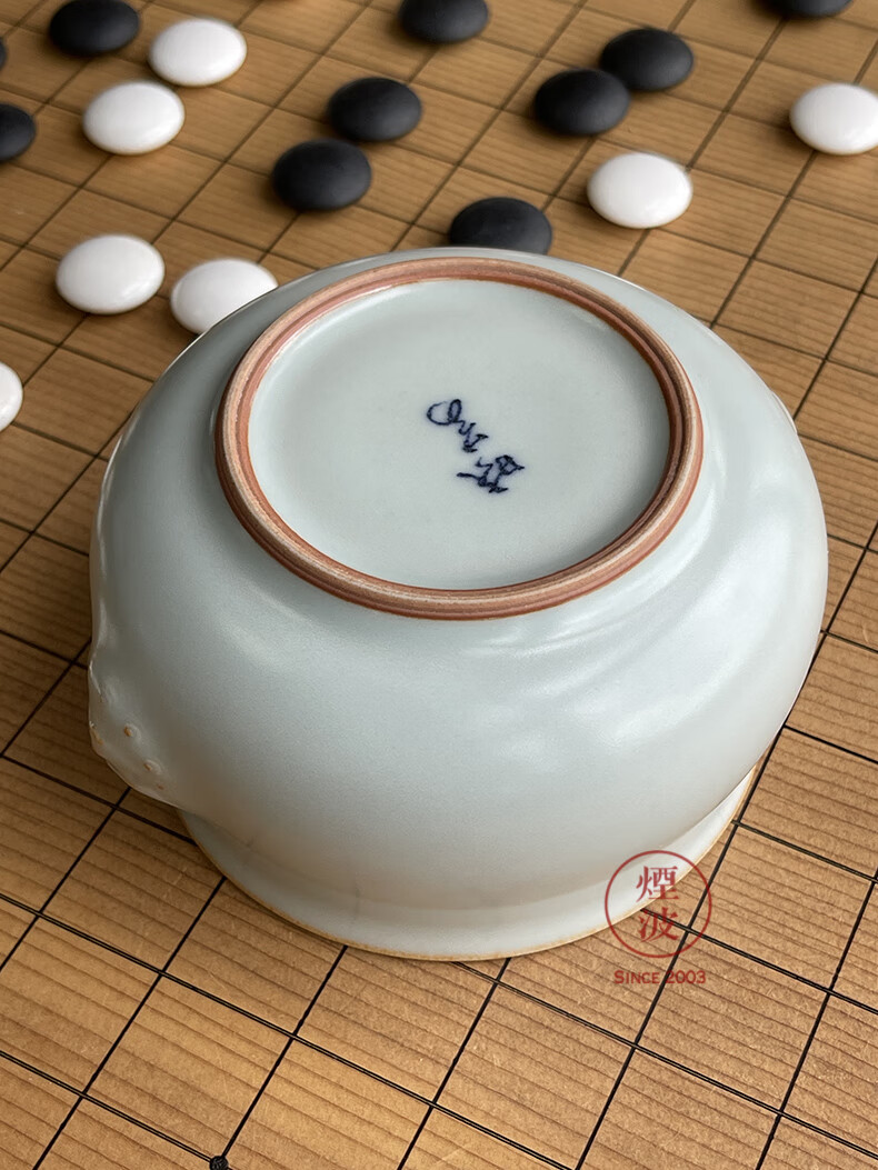 烟波 中国台湾 晓芳窑 蔡晓芳 汝窑 天青 狮耳香炉【图片 价格 品牌