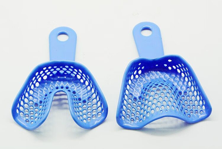 牙科材料 口腔塑钢牙托 印模牙托盘 取模托盘超硬石膏 一次性牙托