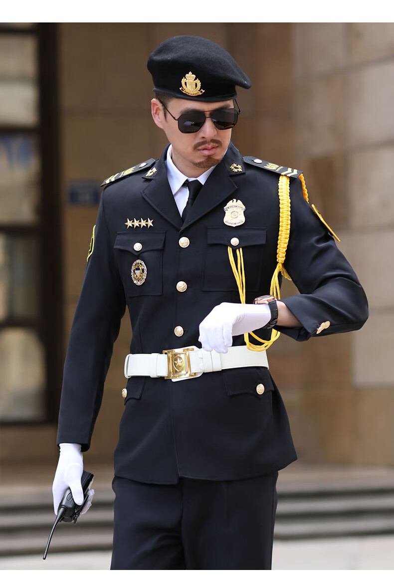 保安服新式礼宾小区套装制服2021新款外套秋冬房产上衣裤无配件170
