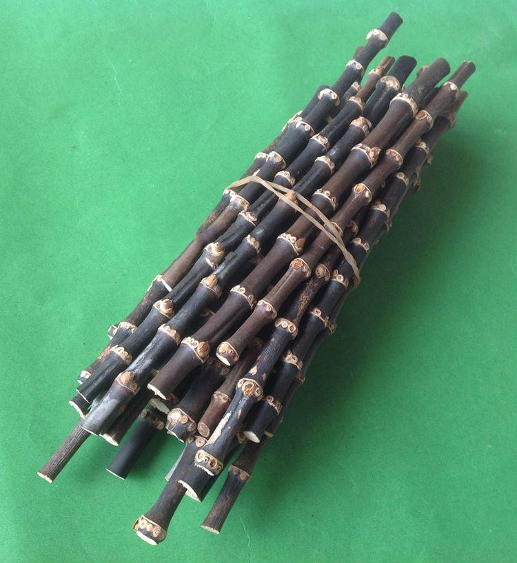 紫竹杆紫竹根竹鞭烟斗杆竹笔蘸水手钏串珠子毛笔搁料文玩把件实心多节