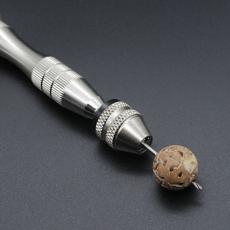 工具打孔器迷你手钻手动打孔钻手捻钻小型手工钻文玩钻头十支不同规格