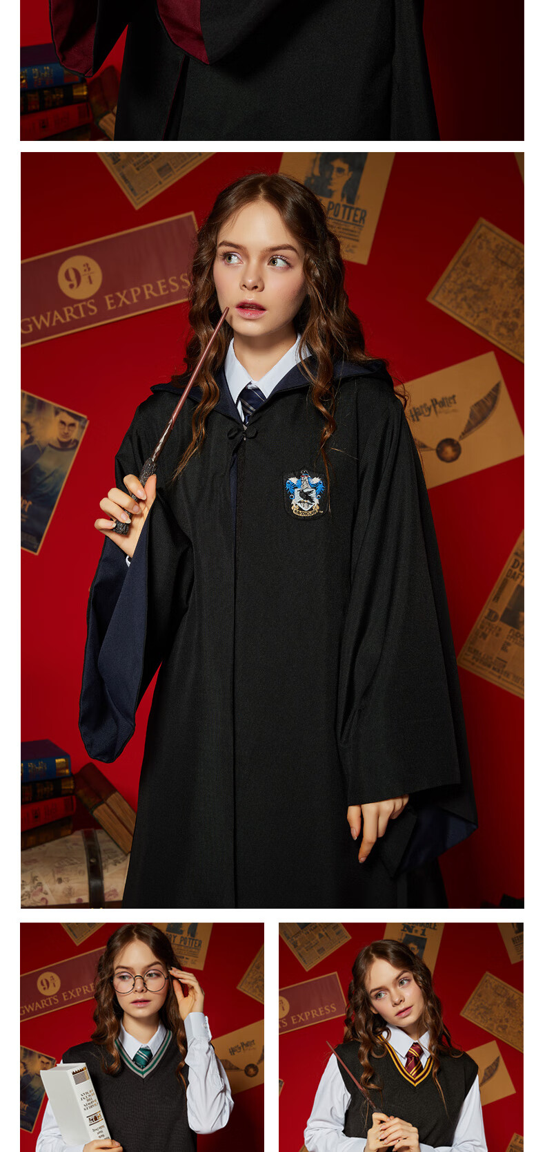 魔法袍 衬衫 短裙(正版) 赫奇帕奇 s(155-165)