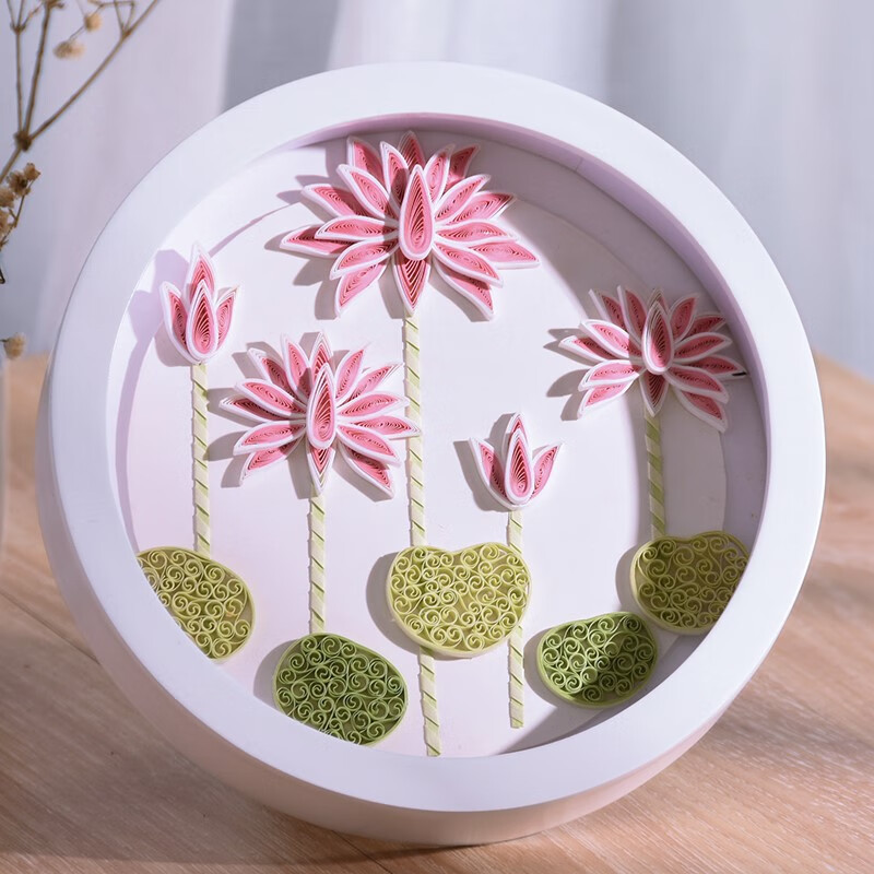 稳东 廉洁手工作品廉政学生作品创意手工diy制作材料包莲花清廉幼儿园