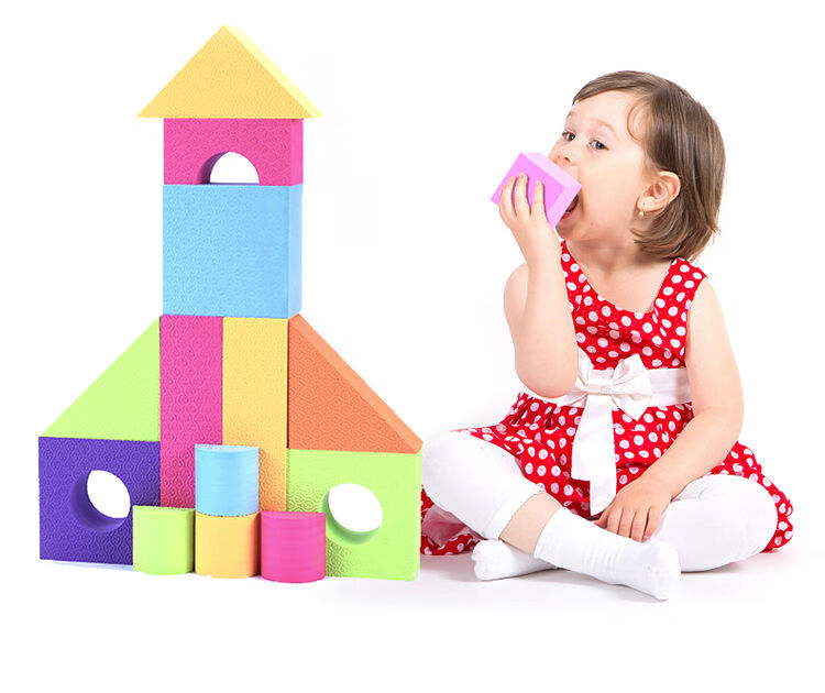 泡沫积木大号eva软体海绵男3女小孩幼儿园益智力开发拼装儿童玩具