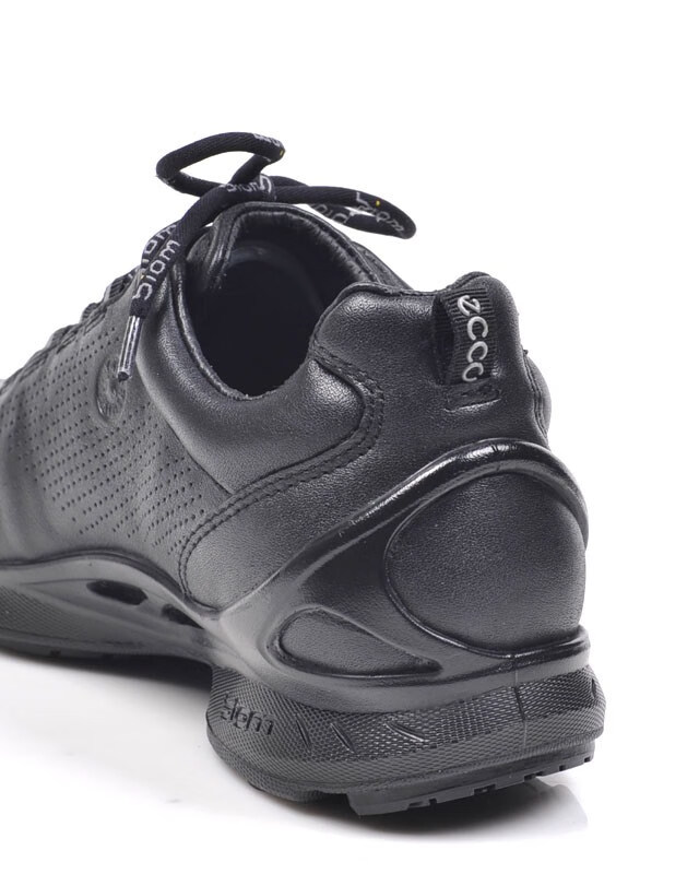 ecco爱步男鞋经典款休闲户外健步鞋缓震运动休闲鞋837514 837513 黑色