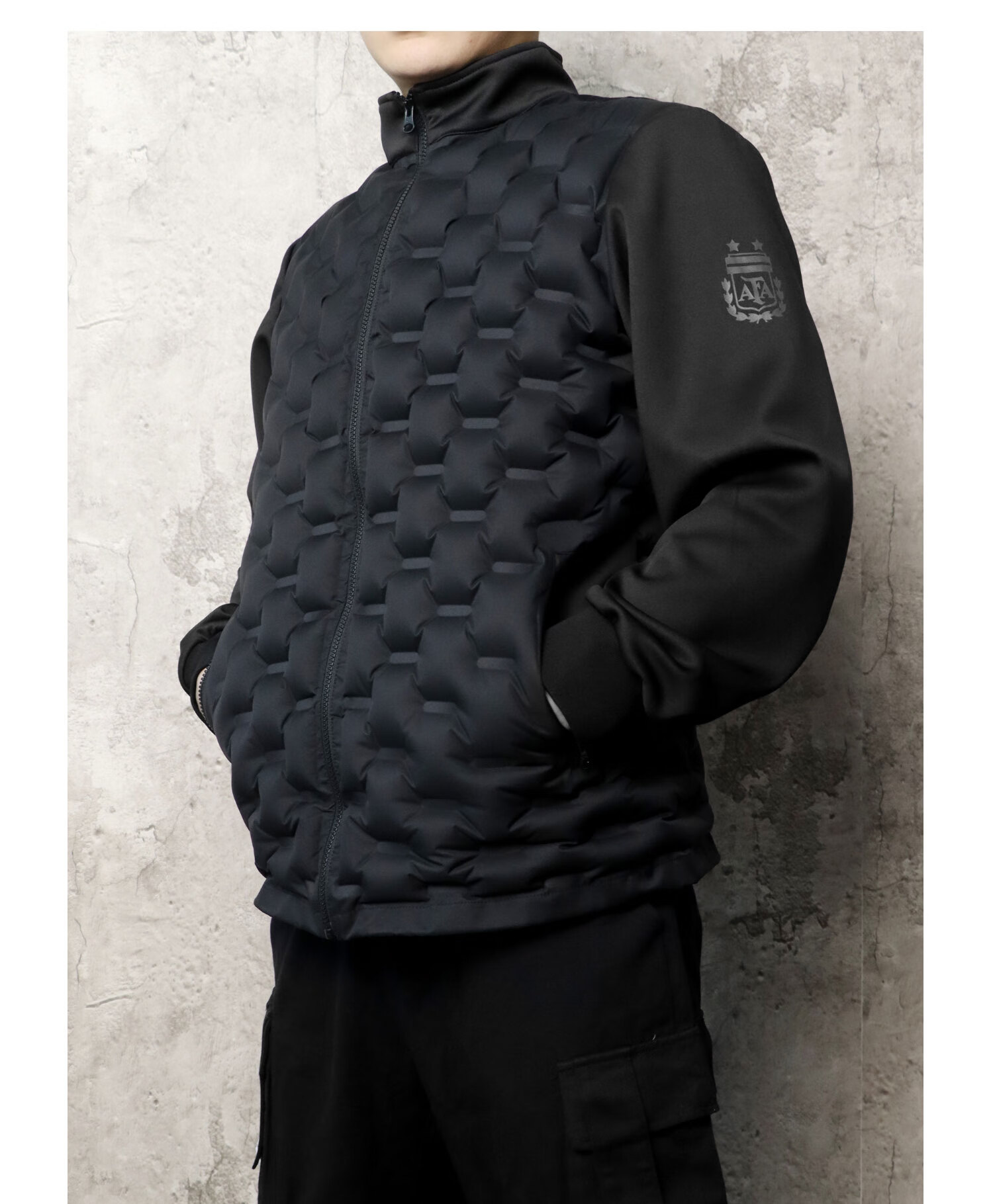 阿根廷国家队官方商品丨空气保暖蓄热充气夹克马甲外套轻户外运动 xl