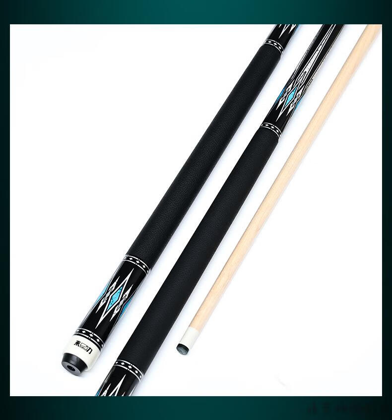 来力台球杆大头杆皮尔力小静远中式黑八球杆九球杆美式黑8桌球杆来力