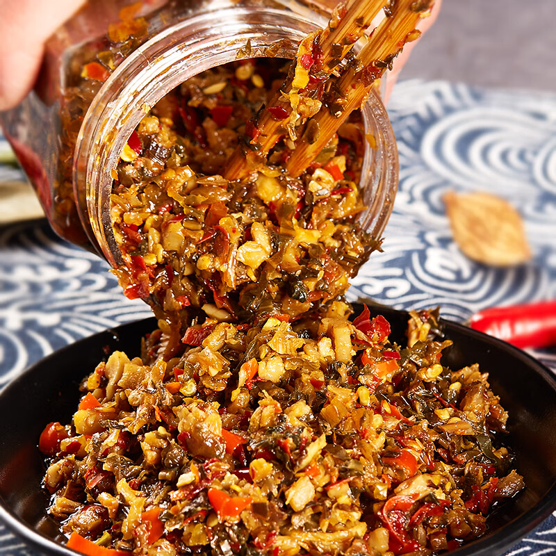 280g湘西外婆菜湖南特产香辣咸菜农家手工自制酱菜下饭菜