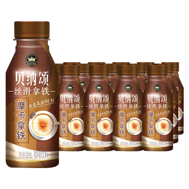 康师傅贝纳颂咖啡摩卡风味300ml15瓶箱
