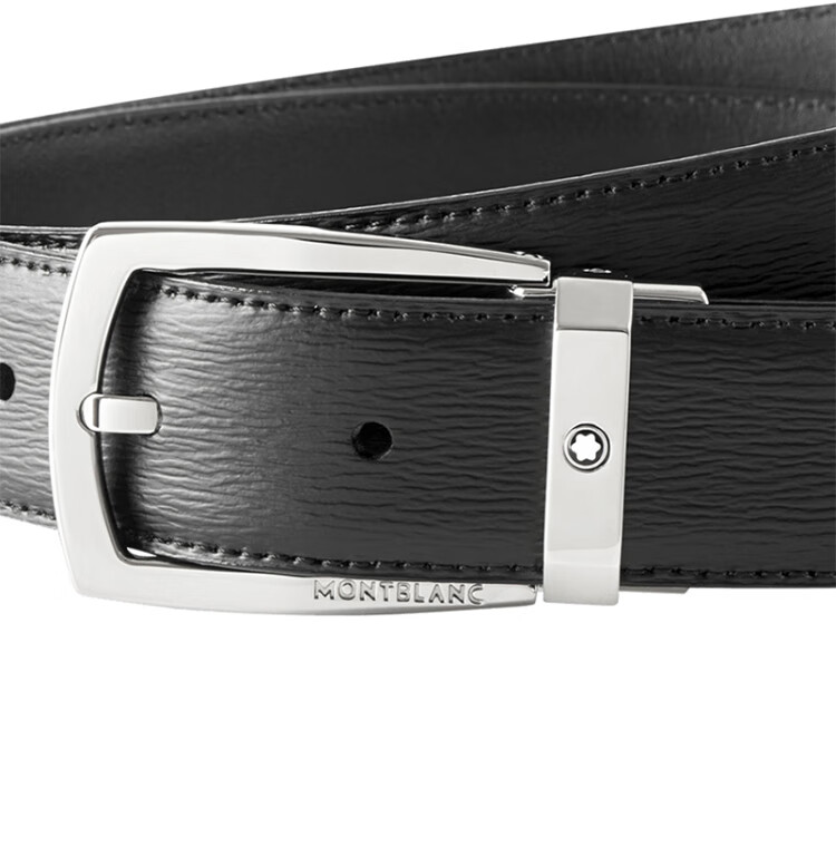 montblanc万宝龙男士奢品针扣式皮带腰带116706均码