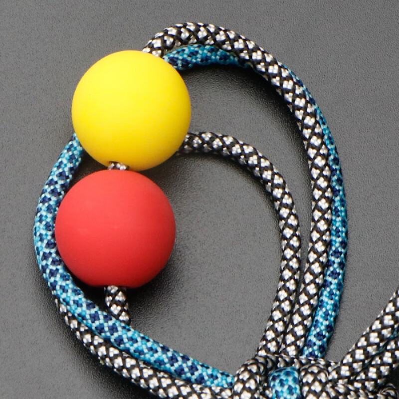 定制手指溜溜球两珠一绳指尖减压无聊硅胶黑和白三代硅胶当天发货