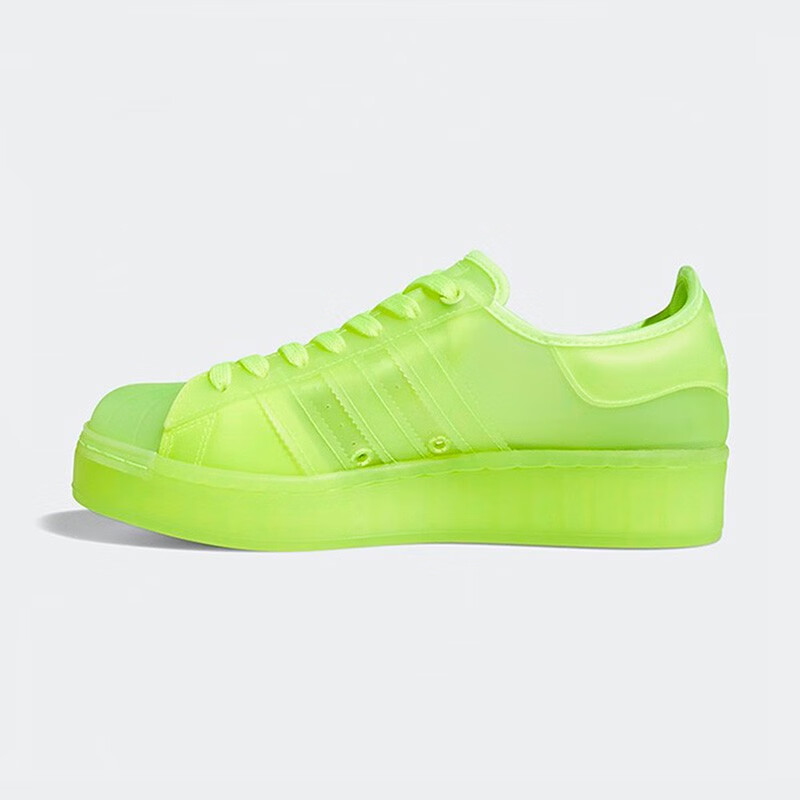adidas阿迪达斯女鞋 三叶草 新款superstar jelly w果冻透明板鞋经典