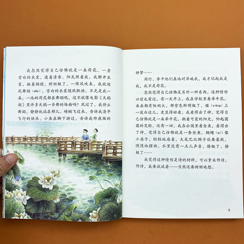 课外阅读书籍全套3册配套阅读我变成一棵树荷花方帽子店课文作家作品