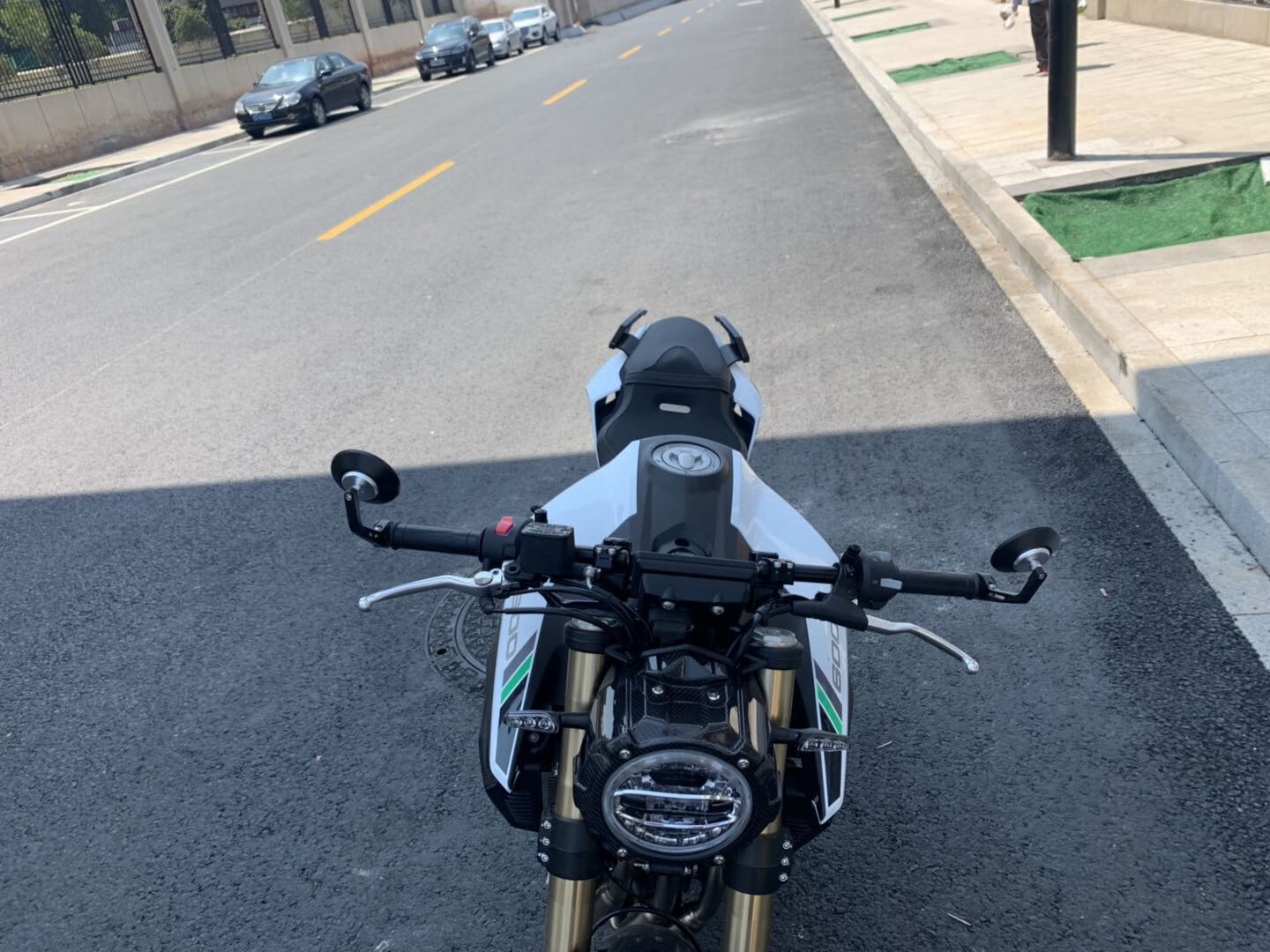 20-21年新款改装适用贝纳利黄龙600钱江追600改装复古套件分离手把