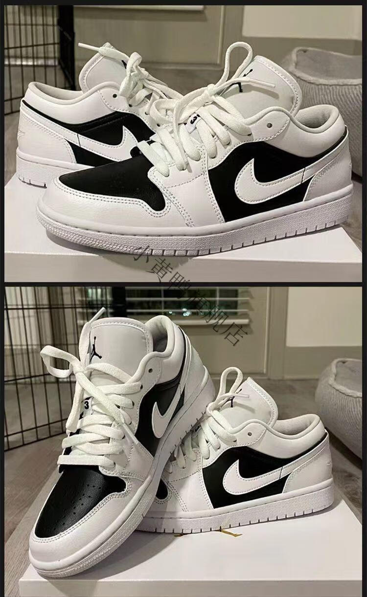 aj1low低帮篮球鞋烟灰闪电倒钩黑白灰小巴黎全北卡蓝男女鞋 aj1低帮