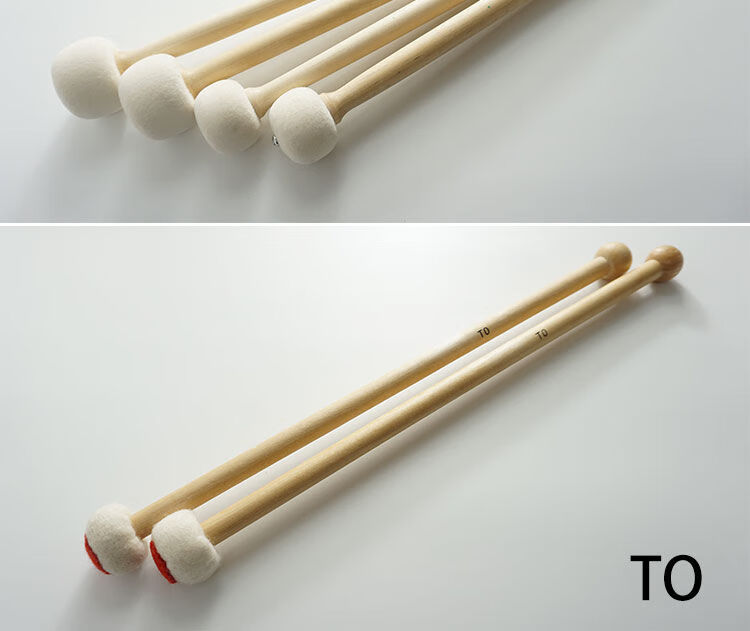 定音鼓鼓槌大军鼓棒镲片锤软硬尼龙羊毛毡头行进大鼓锤定音槌大镲马林