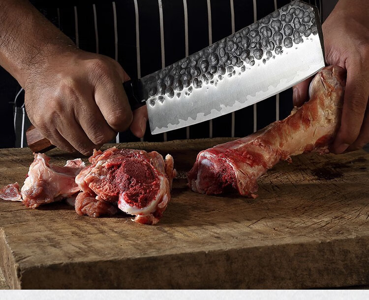 日本三本盛家用砍骨刀斩骨刀加厚剁骨刀柴刀砍树刀匠者锻打骨刀