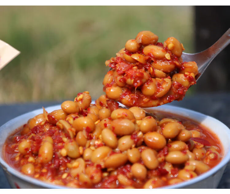 贵州特产水豆豉农家小吃辣椒豆豉酱火锅蘸水调料豆瓣酱下饭菜610g