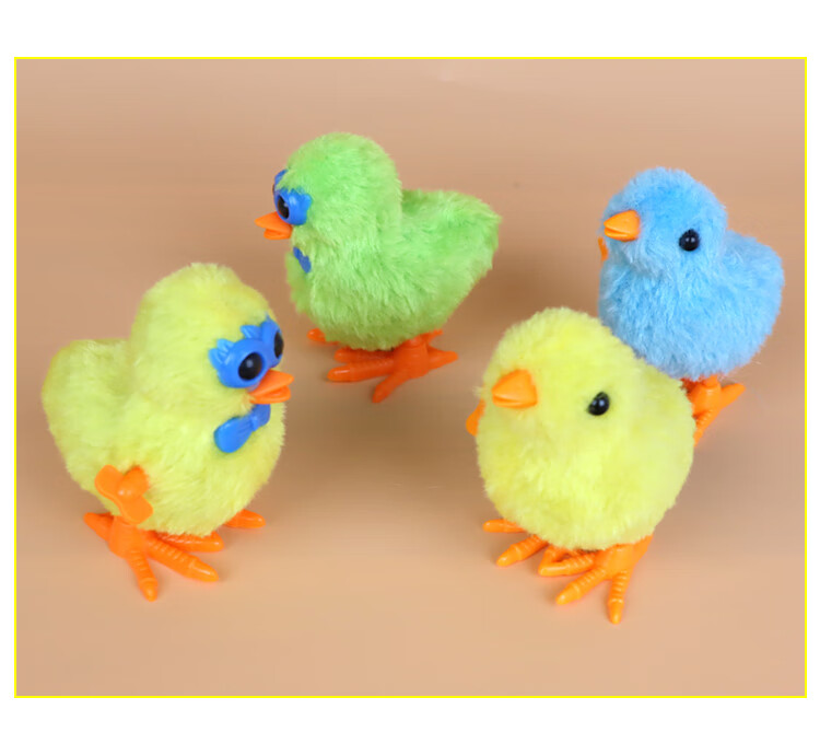 蹦蹦跳跳的玩具小鸡摇摆小鸡发条玩具儿童仿真跳跳小鸡上链会走1一2岁