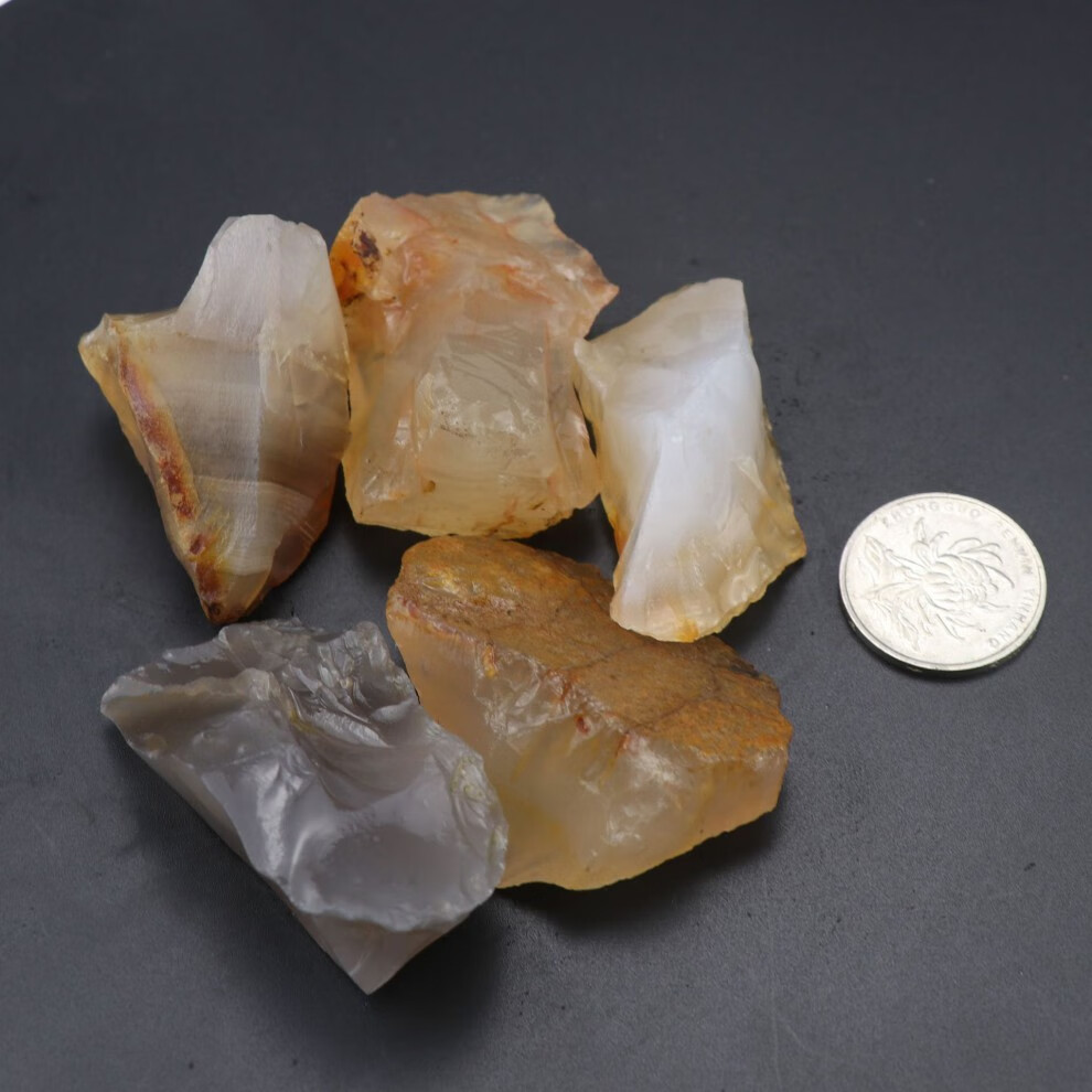 火器天然打火石棒工具户外贝尔野外生火生存装备引火 【小号燧石5颗】