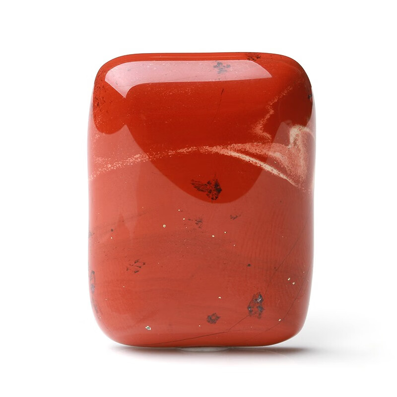 一物一图 收藏级红竹石平安无事牌吊坠男女共生愚人金本命年风水石英