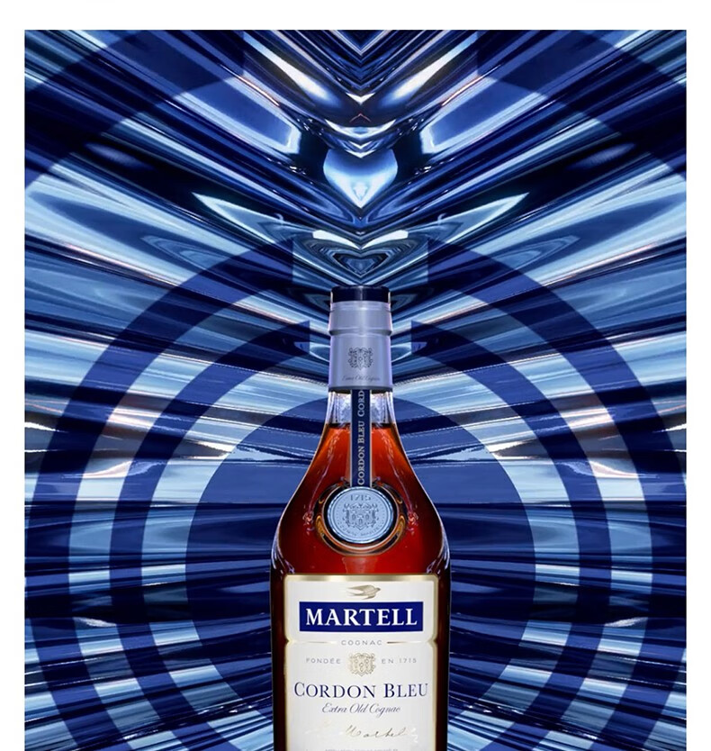 马爹利(martell)干邑白兰地 原装进口洋酒 鼎盛名士蓝带拱桥xo 马爹利