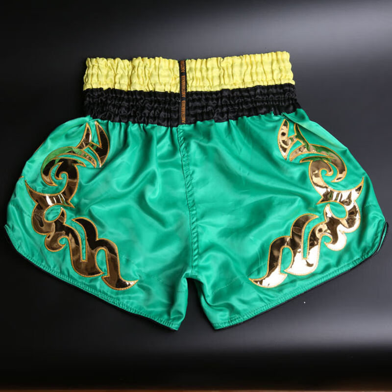 2-18岁儿童青少年新款泰拳散打搏击短裤男女比赛格斗训练拳 火凤凰 m