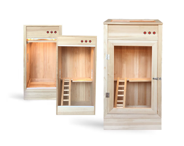 绿鬣蜥饲养箱 变色龙保温箱 鹦鹉 蜜袋鼯饲养箱带防烫免组装 30*30*50